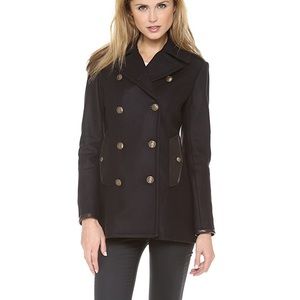 rag and bone ‘battle’ peacoat